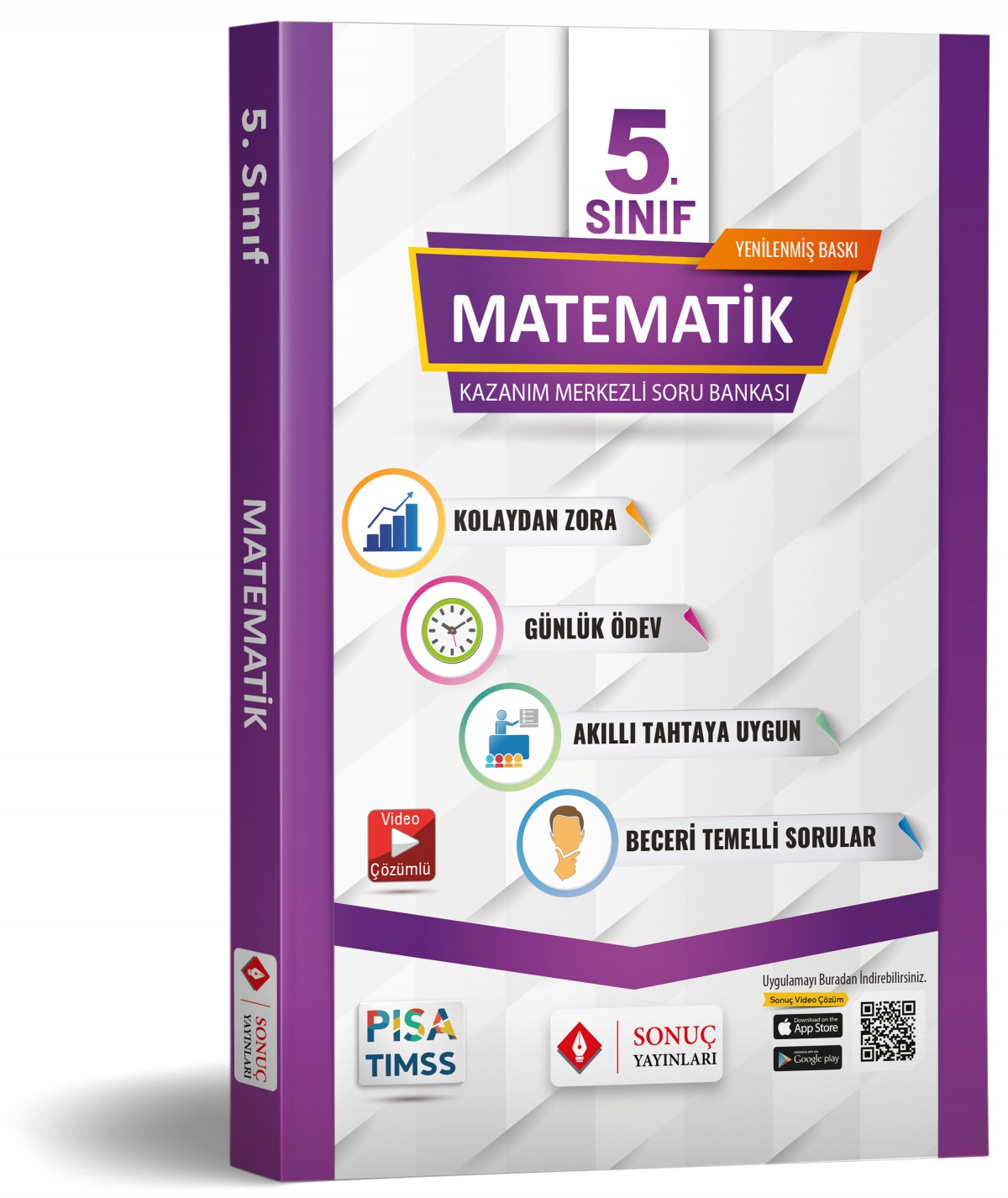 5.sınıf Matematik Modüler Set  Sonuç Yayınları Ortaokul 2023-2024