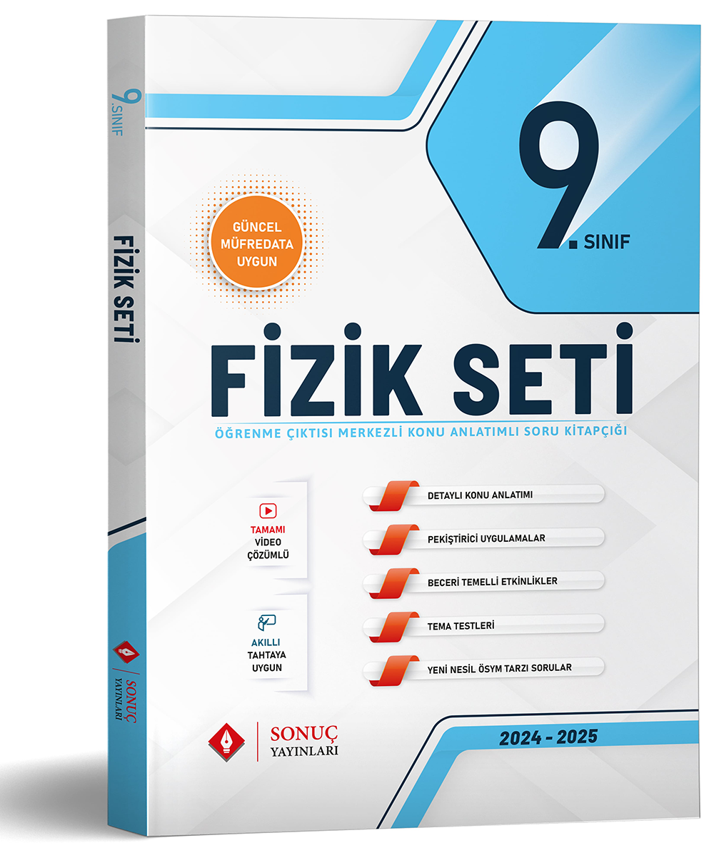 9.Sınıf Fizik Seti 2025 güncel müfredata uygun 9.Sınıf Fizik Seti 2025 güncel müfredata uygun