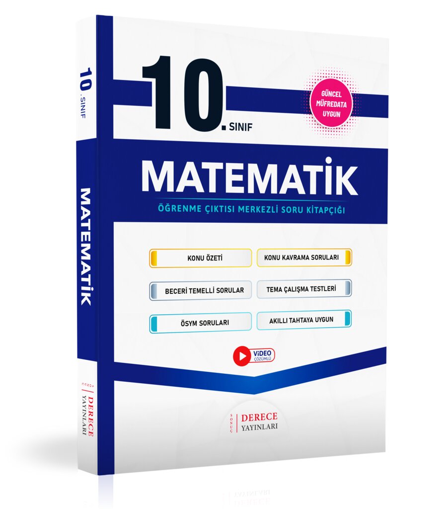 Derece Yayınları 10.Sınıf Matematik Modüller Set 2025 Güncel Müfredata Uygun