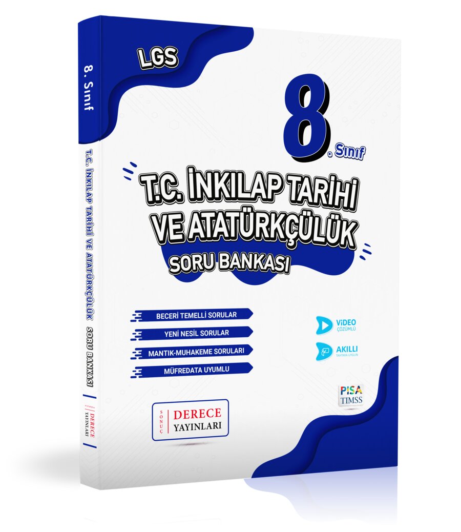 Derece Yayınları 8. Sınıf LGS İnkılap Tarihi ve Atatürkçülük Soru Bankası Derece Yayınları 8. Sınıf LGS İnkılap Tarihi ve Atatürkçülük Soru Bankası