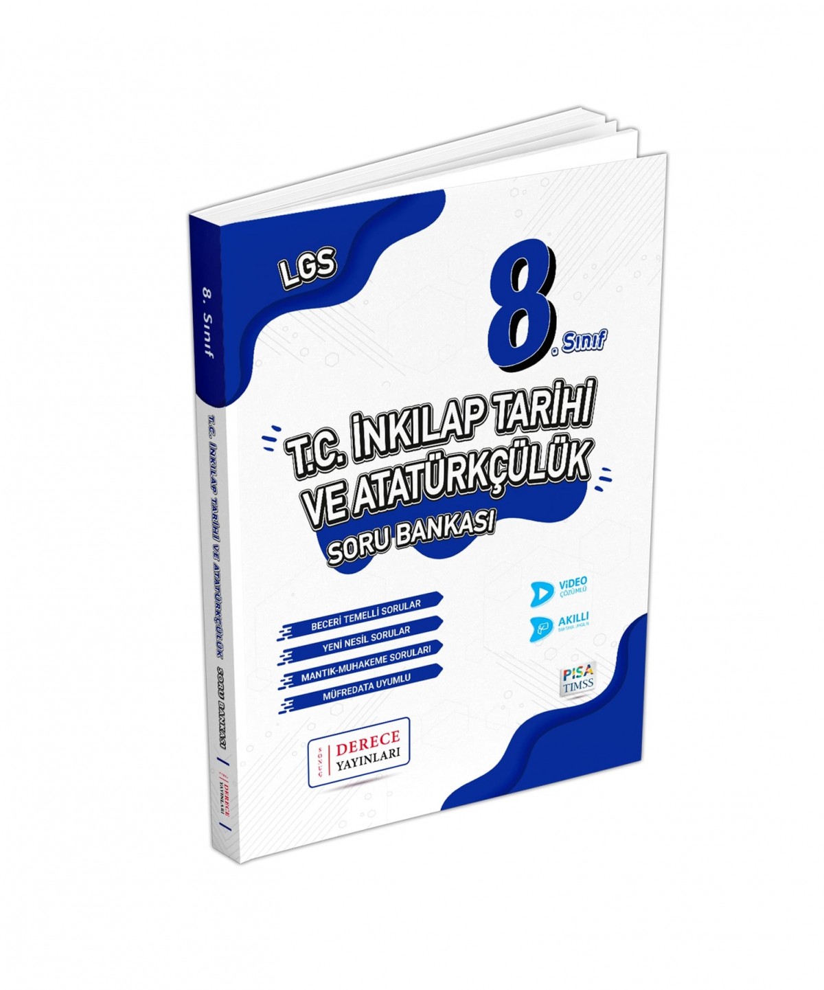 Derece Yayınları 8. Sınıf LGS İnkılap Tarihi ve Atatürkçülük Soru Bankası