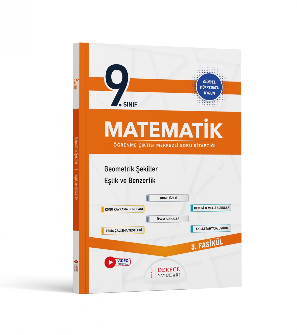 Derece Yayınları 9.Sınıf Matematik Modüller Set 2025 Güncel Müfredata Uygun
