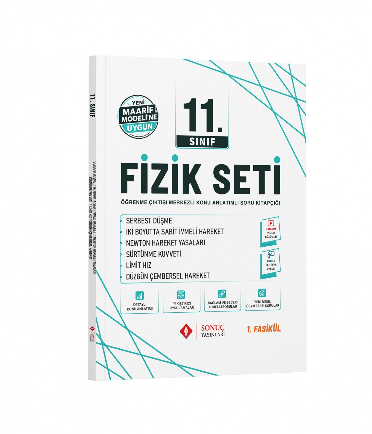 Sonuç Yayınları 11.Sınıf Fizik Seti Maarif Modeline Uygun