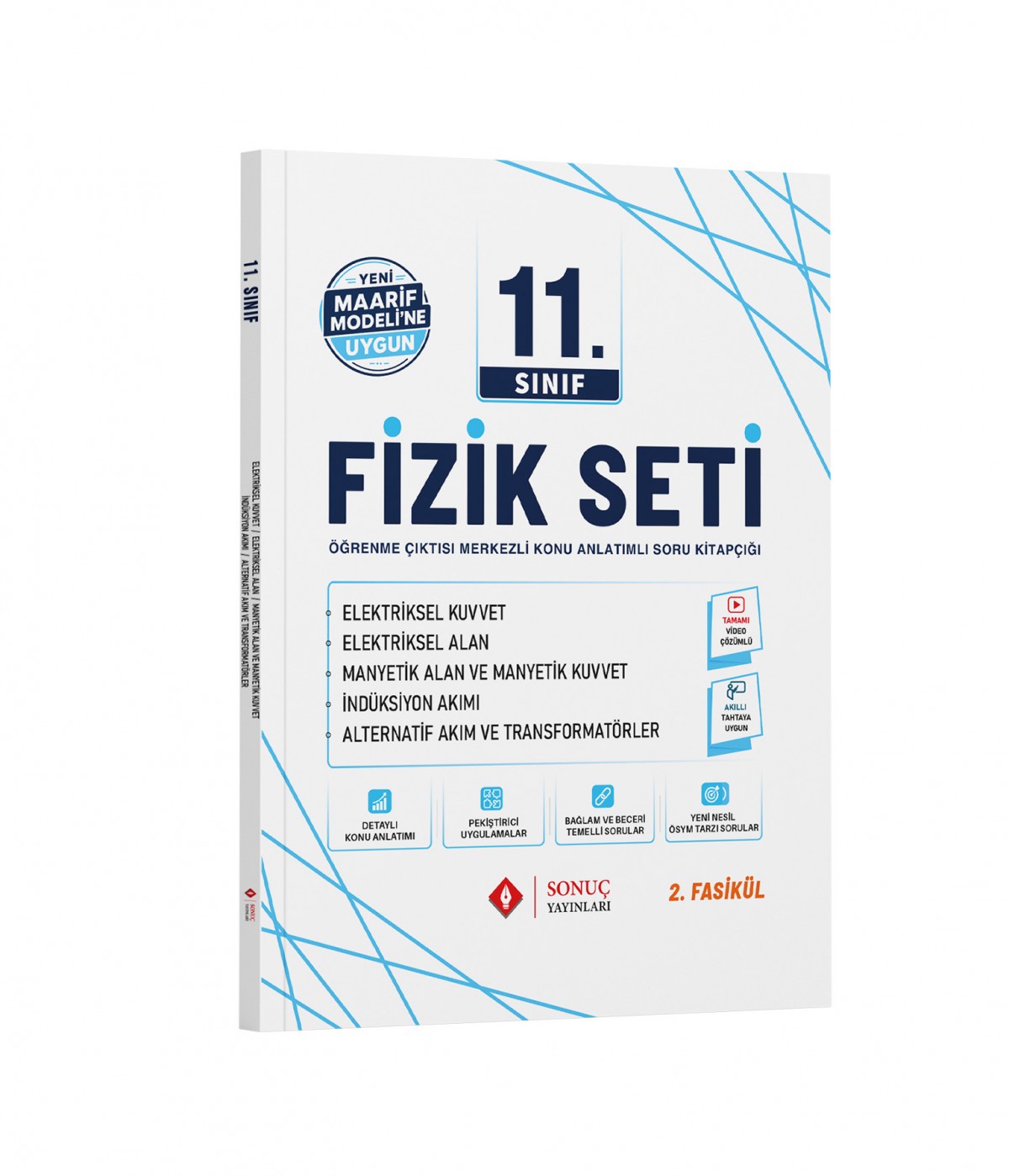 Sonuç Yayınları 11.Sınıf Fizik Seti Maarif Modeline Uygun