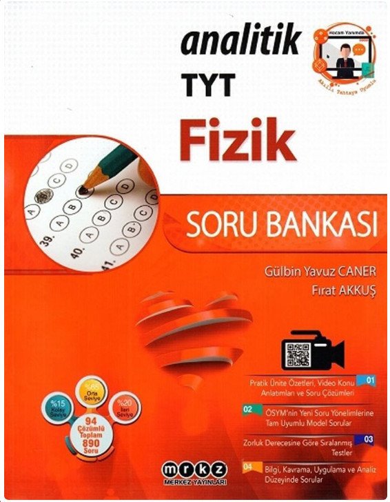 Tyt Fizik Analitik Soru Bankası Merkez Yayınları