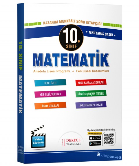 10.sınıf Matematik Modüler Set 2023-2024 - 2025 Derece Yayınları