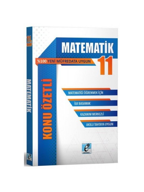11. Sınıf Matematik Konu Özetli Soru Bankası E Kare Yayınları