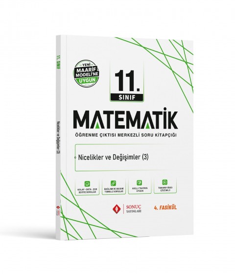 11.sınıf Matematik Modüler Set Maarif Modeline Uygun Sonuç Yayınları