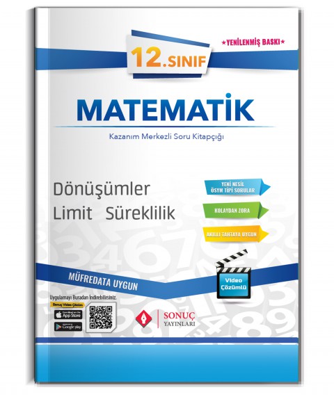12.sınıf Dönüşümler Limit Süreklilik  Sonuç Yayınları 2024