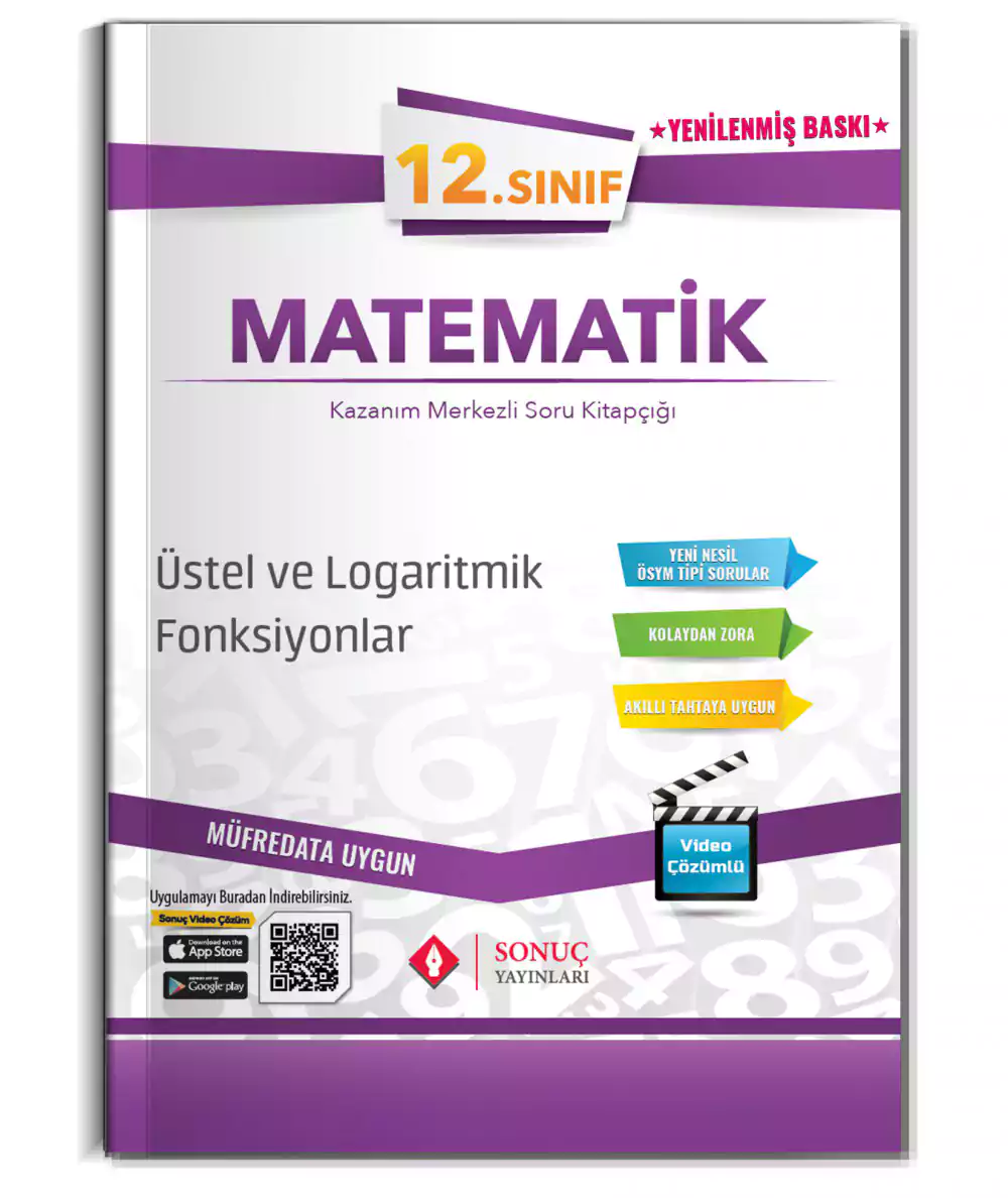 12.sınıf Üstel Ve Logaritmik Fonksiyonlar  Sonuç Yayınları