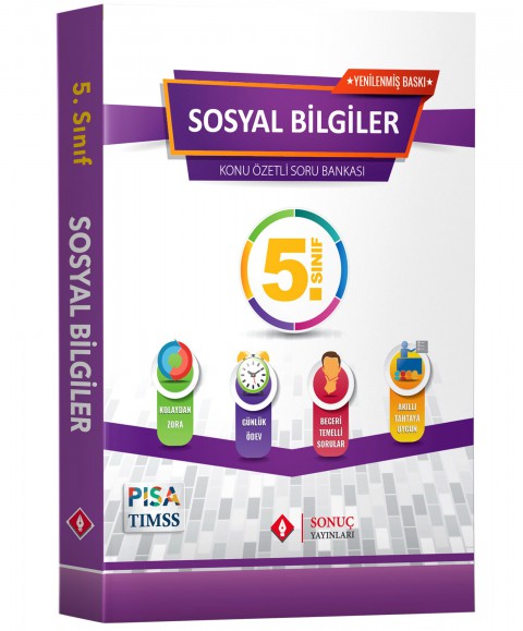 5.sınıf Sosyal Bilgiler Modüler Set  Sonuç Yayınları Ortaokul 2024