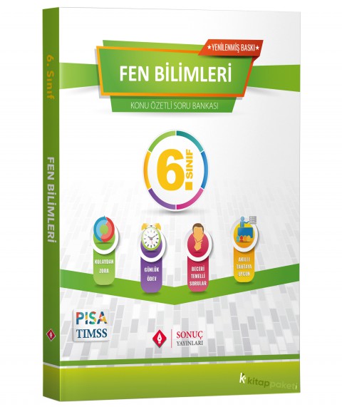 6.sınıf Fen Bilimleri Modüler Set  Sonuç Yayınları Ortaokul 2024 - 2025