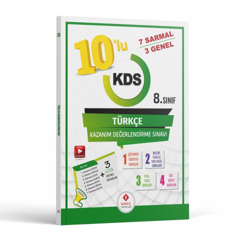 8.sınıf 10lu Kds Türkçe Deneme 2024 - 2025