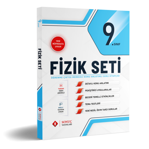 9.Sınıf Fizik Seti 2025 Yeni müfredata uygun