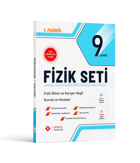 9.Sınıf Fizik Seti 2025 Yeni müfredata uygun