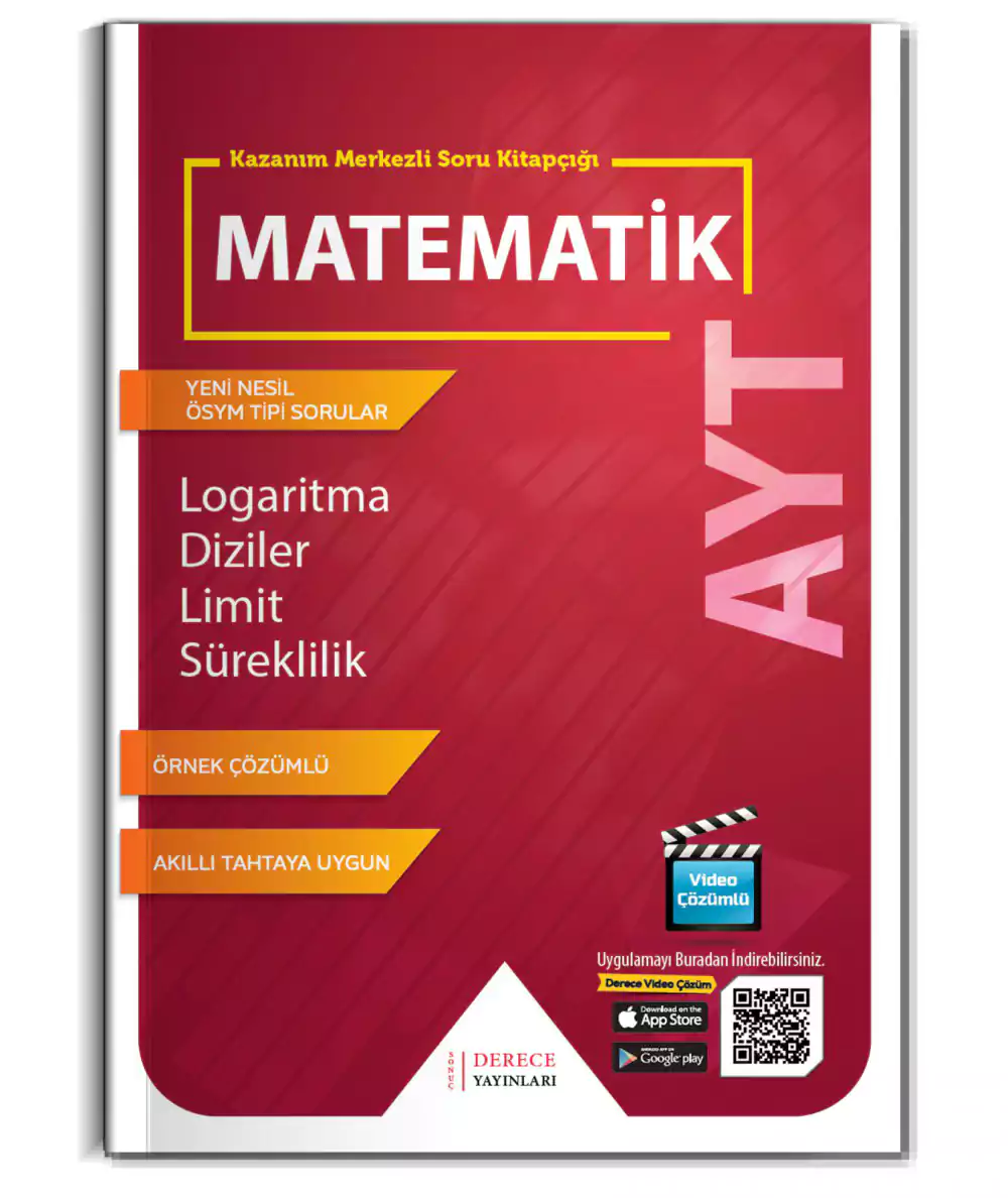 Ayt Logaritma Diziler Limit Süreklilik 2023-2024 Derece Yayınları