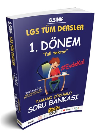 Benim Hocam 2020 8. Sınıf Lgs Tüm Dersler 1. Dönem Full Tekrar Soru Bankası Çözümlü Benim Hocam Yayınları