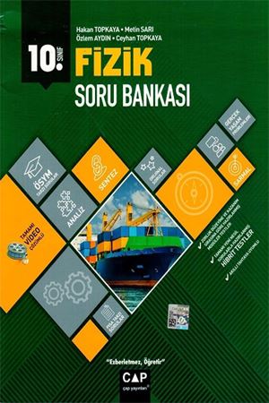 Çap Yayınları 10. Sınıf Anadolu Lisesi Fizik Seti Çap Yayınları