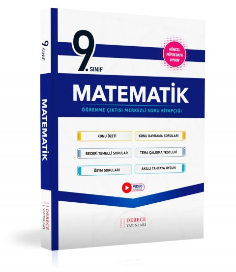 Derece Yayınları 9.Sınıf Matematik Modüler Set 2025 - 2026