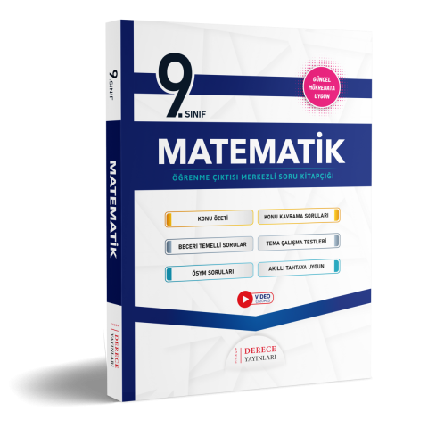 Derece Yayınları 9.Sınıf Matematik Modüler Set 2025 - 2026