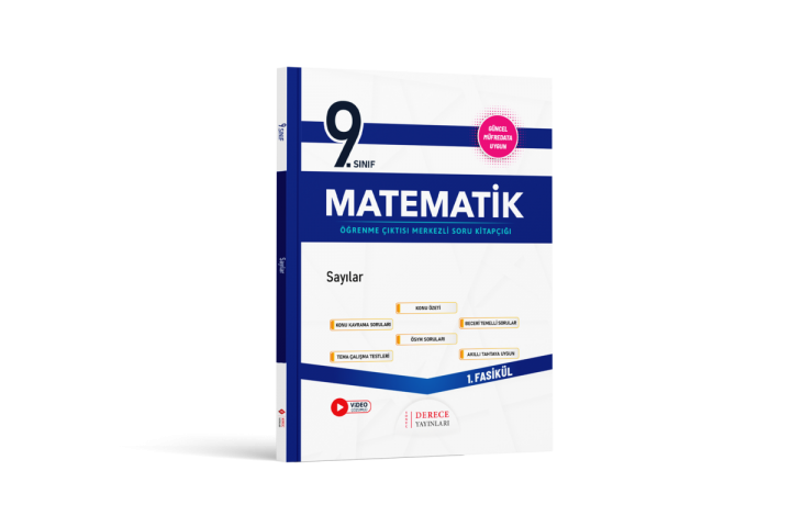 Derece Yayınları 9.Sınıf Matematik Modüler Set 2025 - 2026