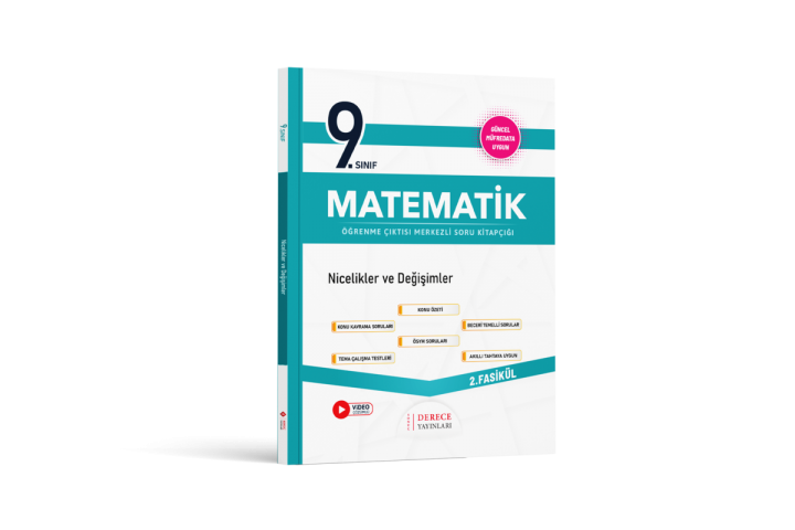 Derece Yayınları 9.Sınıf Matematik Modüler Set 2025 - 2026