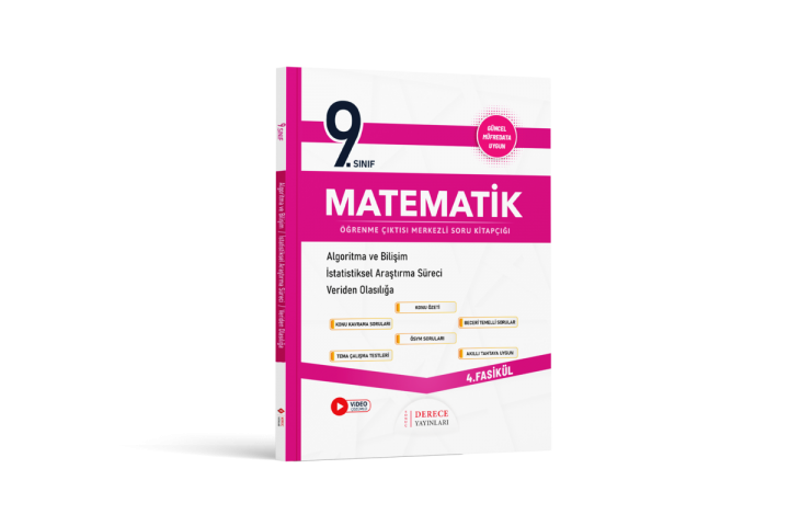 Derece Yayınları 9.Sınıf Matematik Modüler Set 2025 - 2026