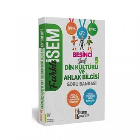 İsem 5. Sınıf Farklı İsem Din Kültürü Ve Ahlak Bilgisi Soru Bankası İsem Yayınları