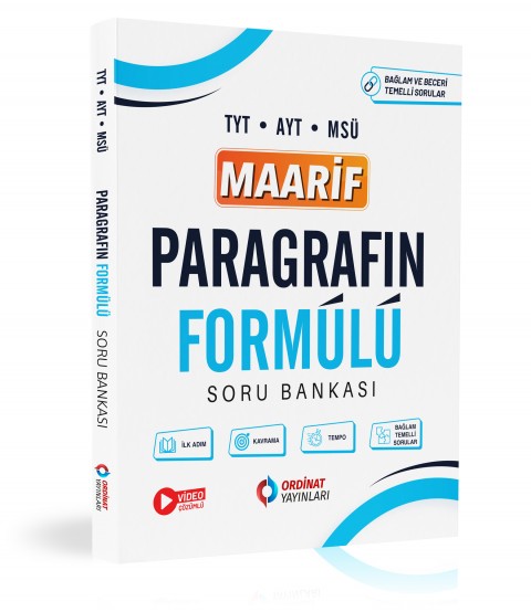 Maarif Paragrafın Formülü - Paragraf Soru Bankası  Ordinat Yayınları