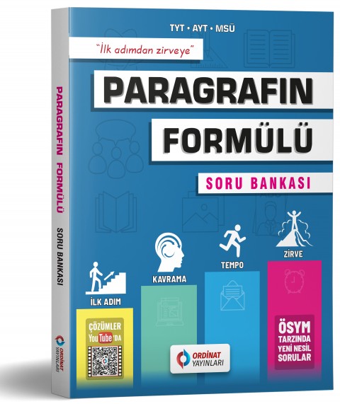 Paragrafın Formülü - Paragraf Soru Bankası  Ordinat Yayınları 2024 - 2025