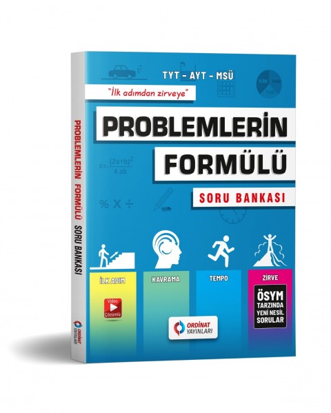 Problemlerin Formülü - Problemler Soru Bankası  Ordinat Yayınları 2024 - 2025