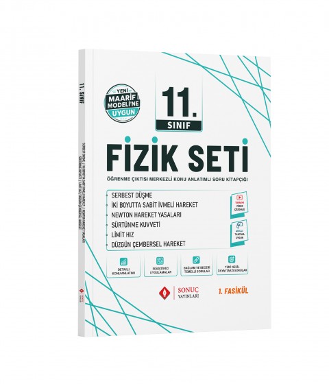 Sonuç Yayınları 11.Sınıf Fizik Seti Maarif Modeline Uygun