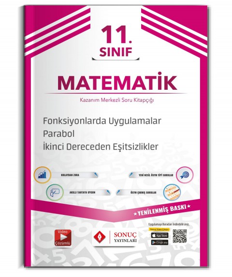 Sonuç Yayınları 11.sınıf Fonks. Uygulamalar, Parabol, Iı. Dereceden Eşitsizlikler 2024 - 2025