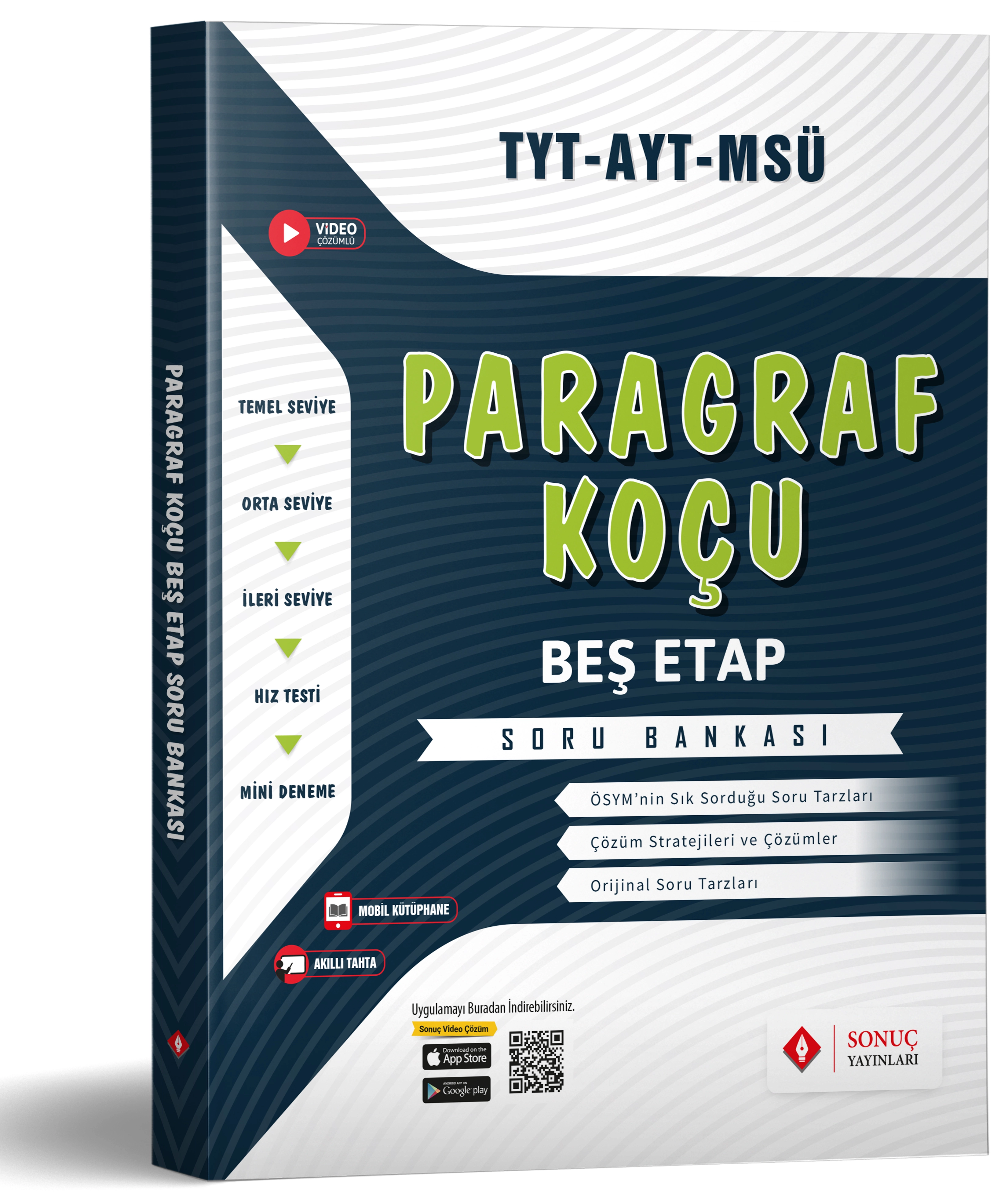 Sonuç Yayınları Paragraf Koçu Beş Etap Soru Bankası 2025 - 2026