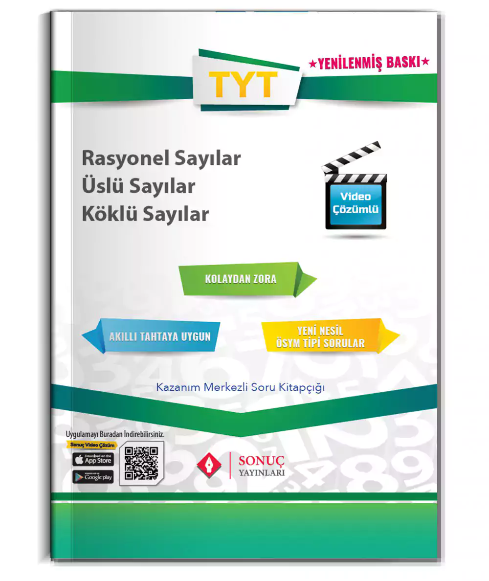Sonuç Yayınları TYT Rasyonel Sayılar Üslü Sayılar Köklü Sayılar 2024 - 2025