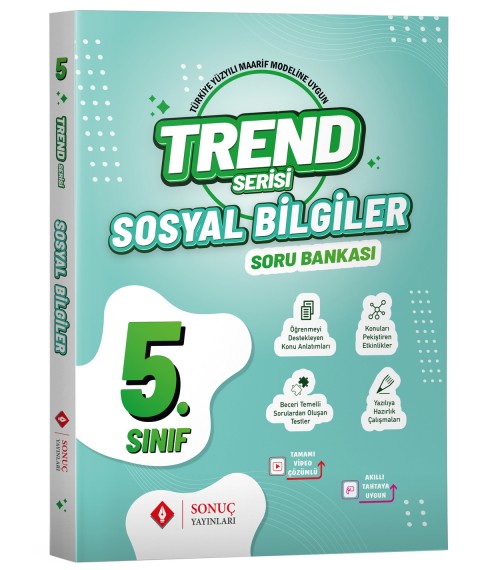 Sonuç Yayınları Trend Serisi 5.Sınıf Sosyal Bilgiler Soru Bankası
