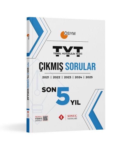 TYT  Son 5 Yıl Çıkmış Sorular