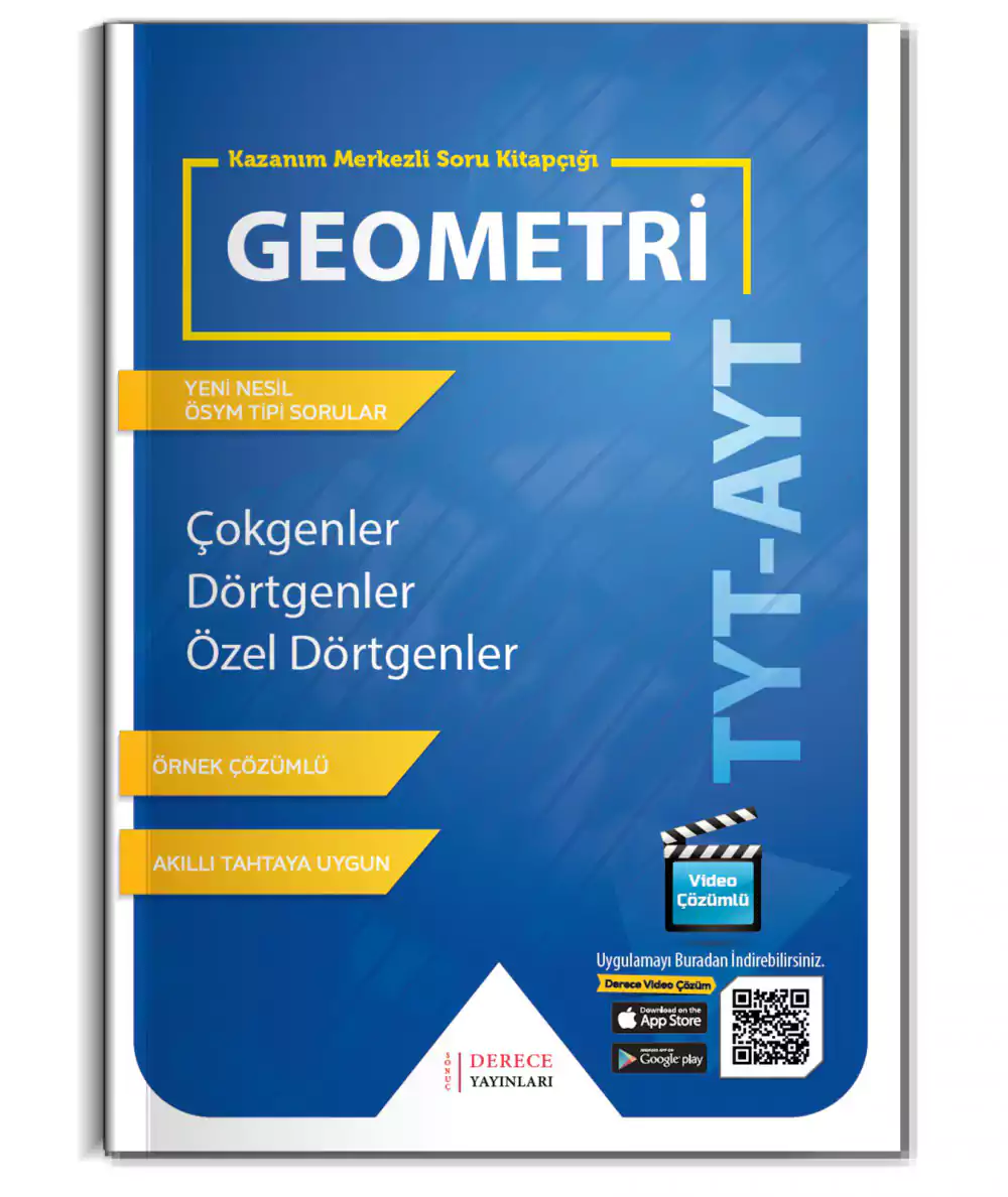 Tyt Ayt Çokgenler Dörtgenler Özel Dörtgenler 2023-2024 Derece Yayınları