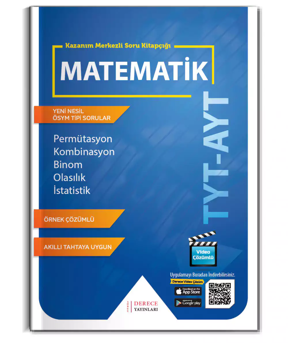 Tyt Ayt Permütasyon Kombinasyon Binom Olasılık İstatistik 2023-2024 Derece Yayınları