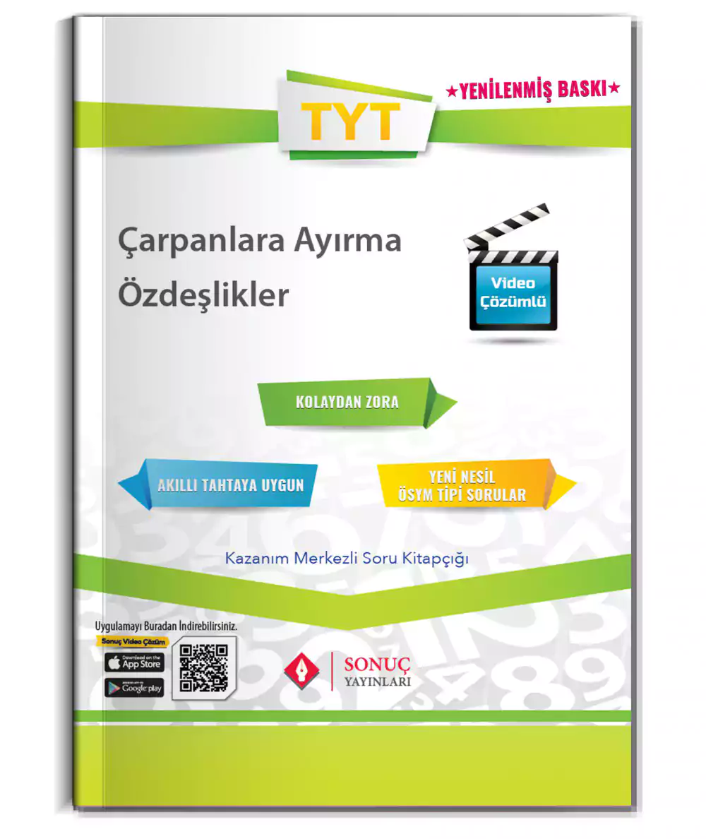 Tyt Çarpanlara Ayırma Ve Özdeşlik  Sonuç Yayınları 2022