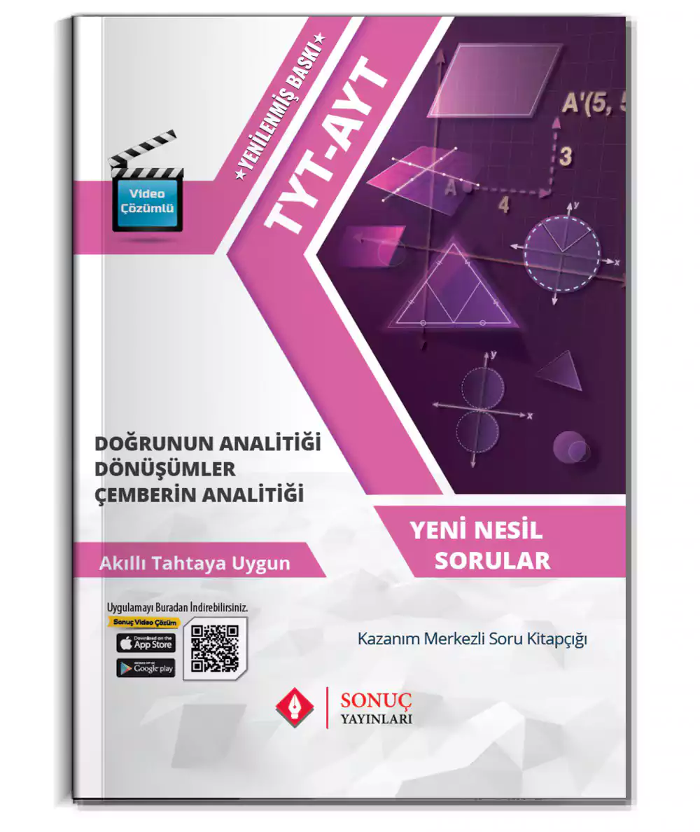 Tyt-ayt Doğrunun Analitiği Dönüşümler Çemberin Anl.  Sonuç Yayınları 2024