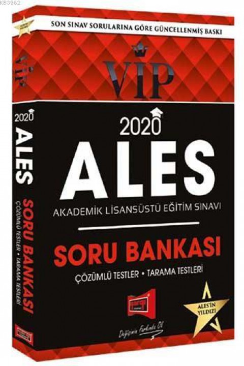 Yargı 2020 Ales Vıp Soru Bankası Çözümlü Yargı Yayınları